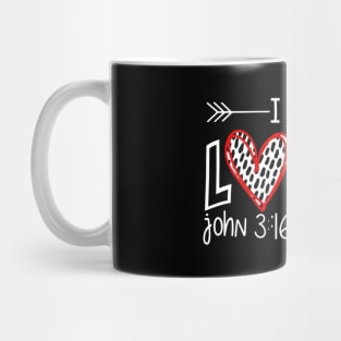 I Am Loved John 3 16 Scripture Mug